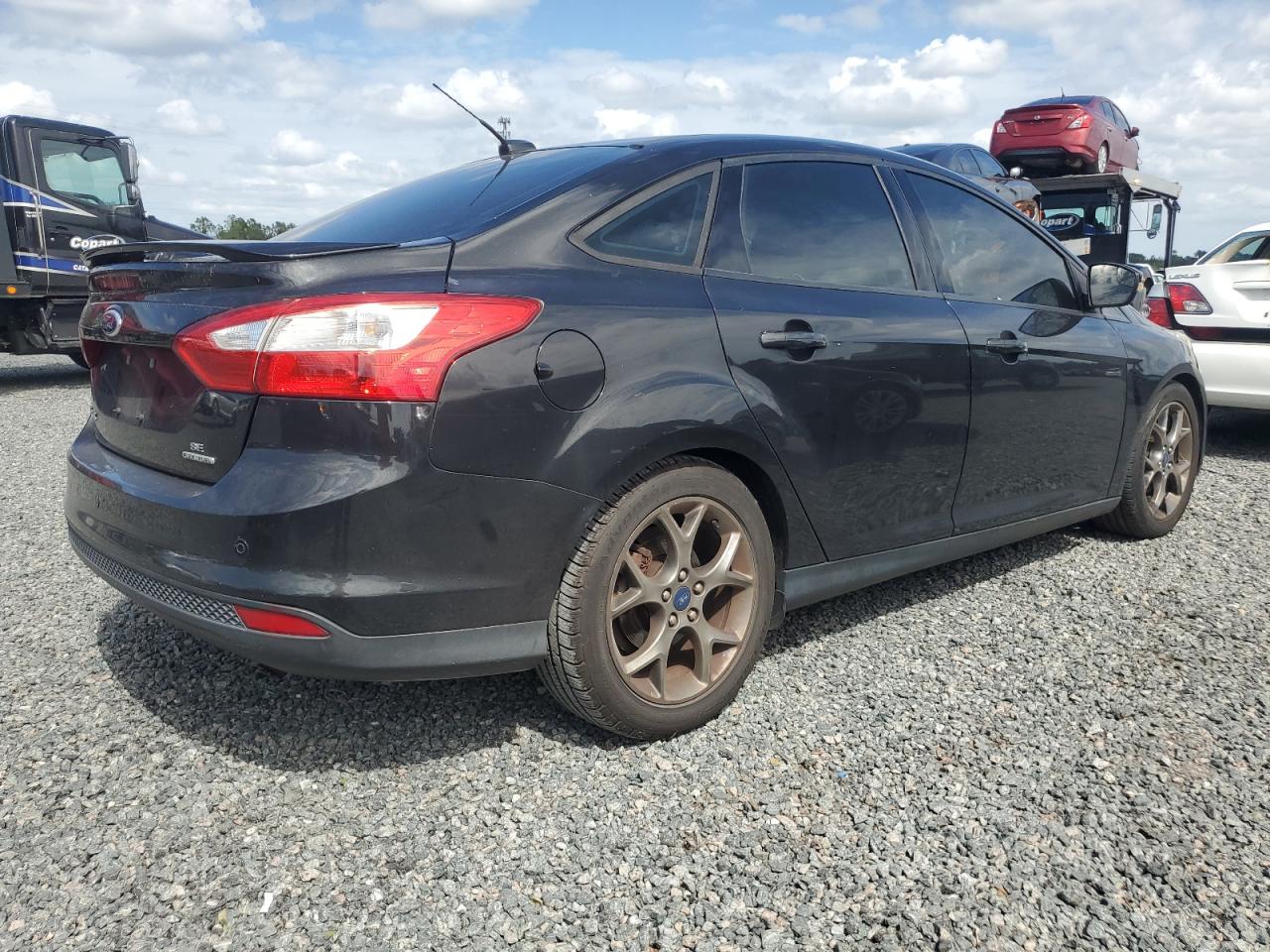 2014 Ford Focus VIN 1FADP3F27EL146592 Copart auction photo, water/flood damage thumbnail 3