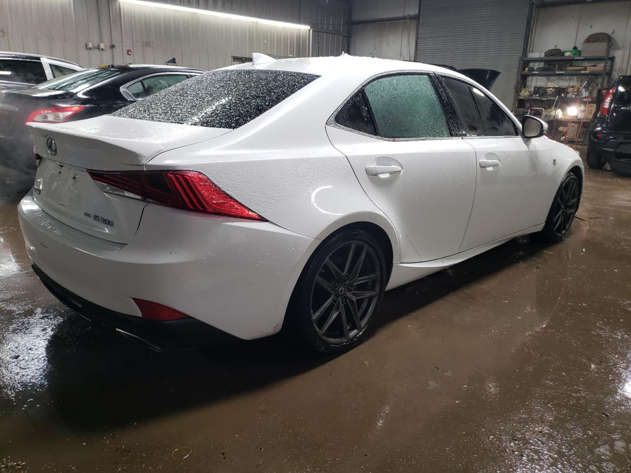 2019 Lexus IS VIN JTHC81D28K5037583 Copart auction photo, vandalism damage thumbnail 3