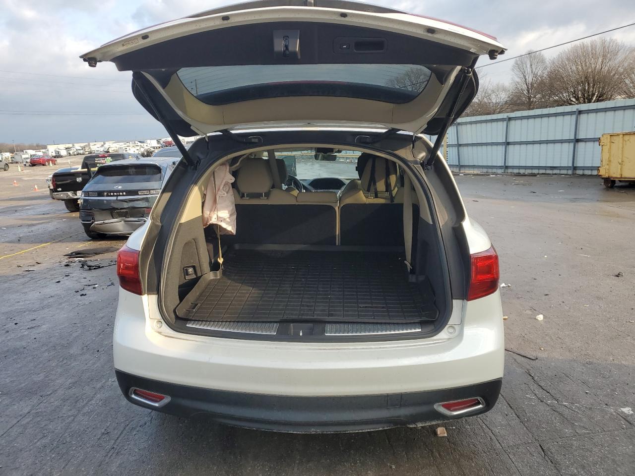 2016 Acura MDX VIN 5FRYD4H40GB050882 Copart auction photo, front end / rear end damage thumbnail 6