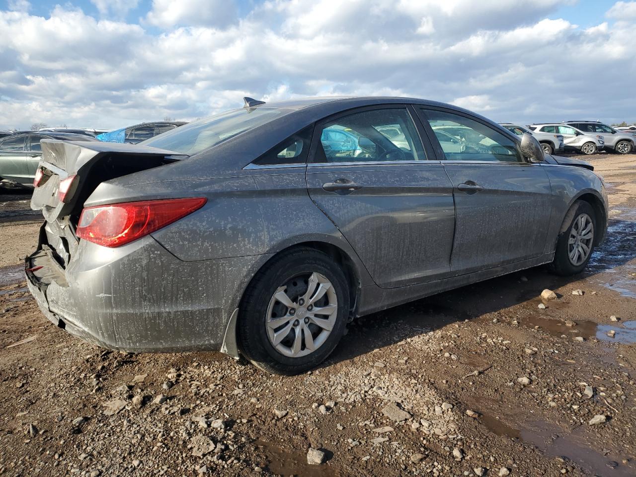 2013 Hyundai Sonata VIN 5NPEB4AC5DH507386 Copart auction photo, front end / rear end damage thumbnail 3