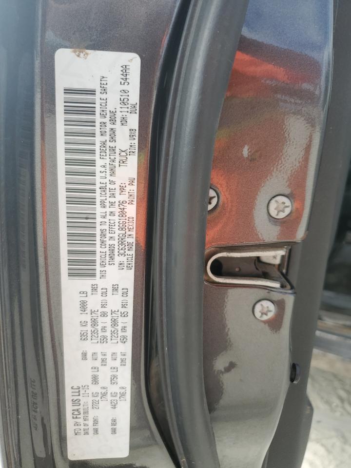 2016 RAM 3500 VIN 3C63RRGL8GG180476 Copart auction photo, all over damage thumbnail 15