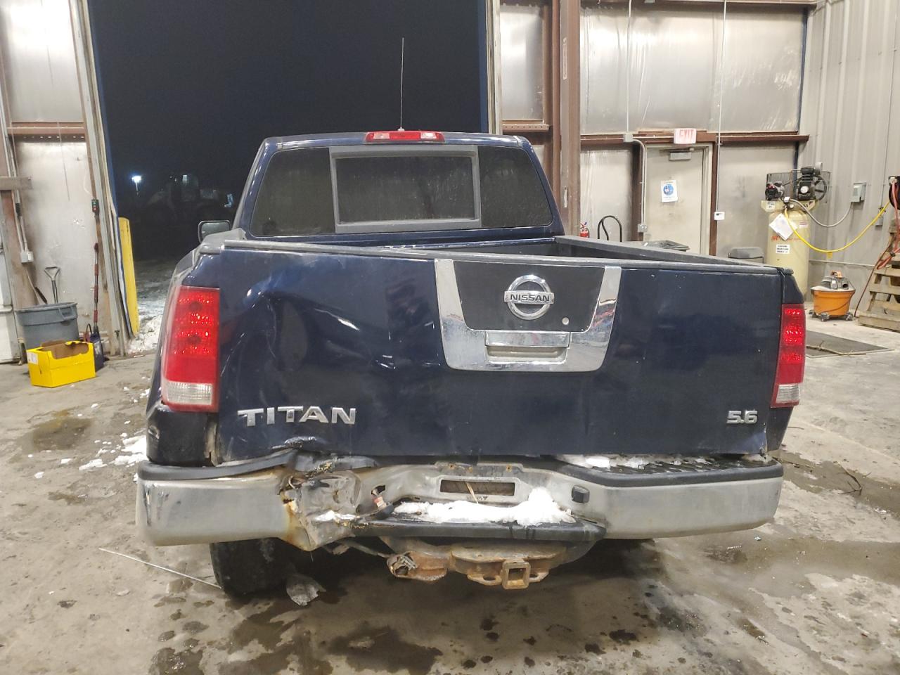 2008 Nissan Titan VIN 1N6BA07C08N355381 Copart auction photo, rear end / front end damage thumbnail 6