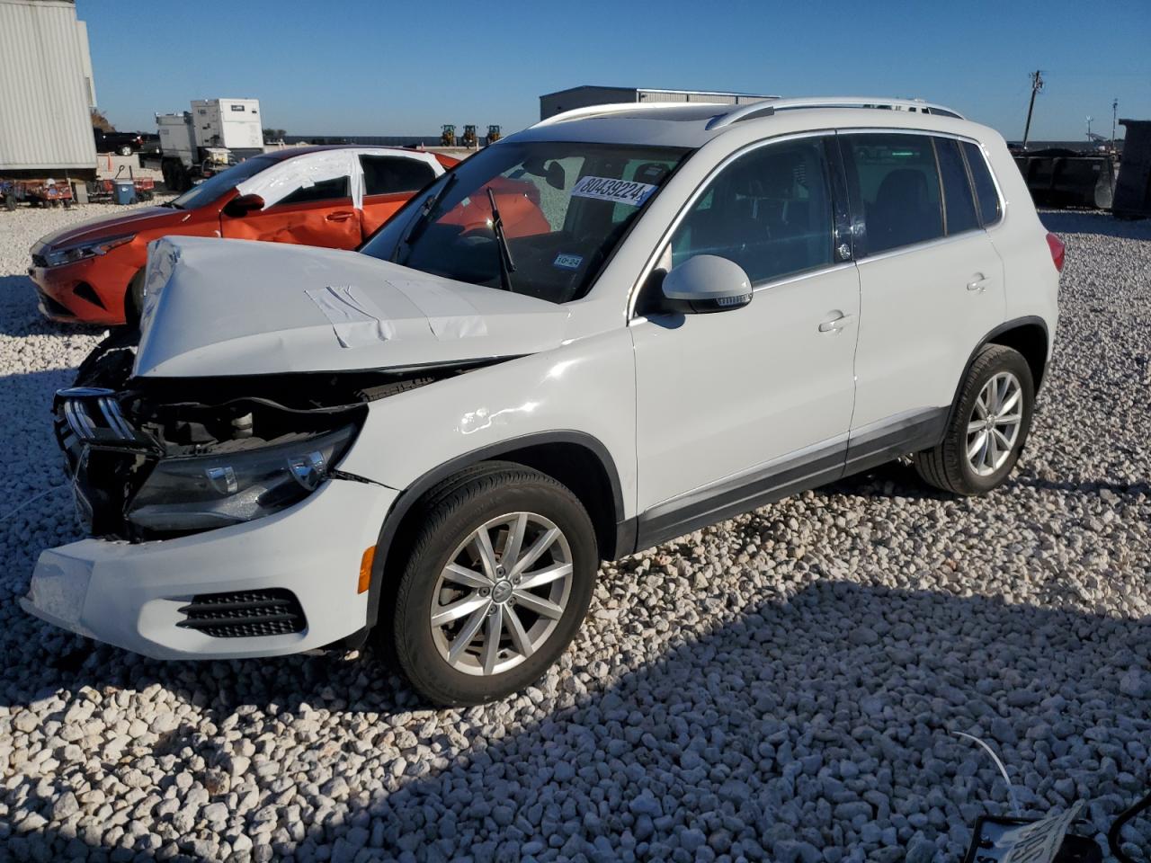 2017 Volkswagen Tiguan VIN WVGSV7AX6HW511280