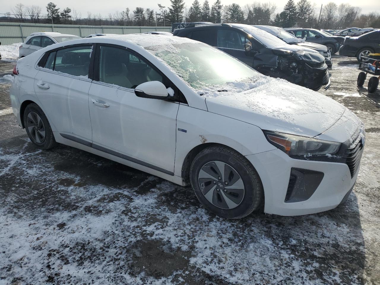 2018 Hyundai IONIQ VIN KMHC75LC8JU095604 Copart auction photo, mechanical damage thumbnail 4