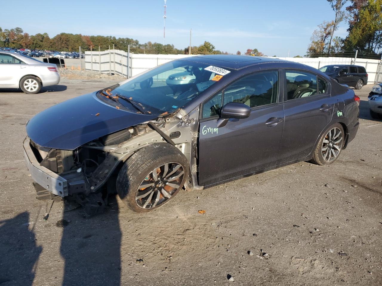 2015 Honda Civic VIN 19XFB2F93FE007420
