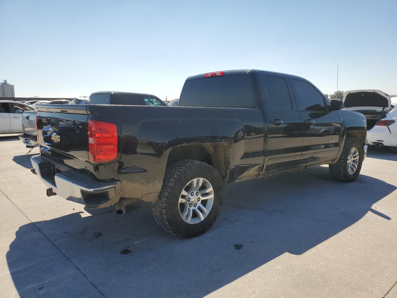 2015 Chevrolet Silverado VIN 1GCVKREC2FZ204763 Copart auction photo, front end / side damage thumbnail 3