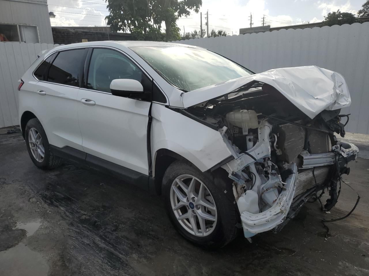 2022 Ford Edge VIN 2FMPK4J90NBA93309 Copart auction photo, front end damage thumbnail 4