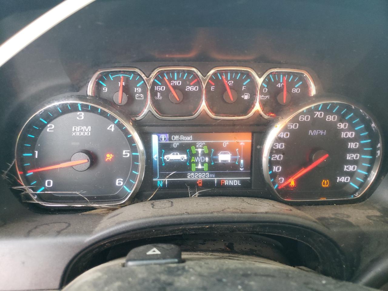 2017 Chevrolet Silverado VIN 1GCVKREC3HZ101855 Copart auction photo, front end / side damage thumbnail 9