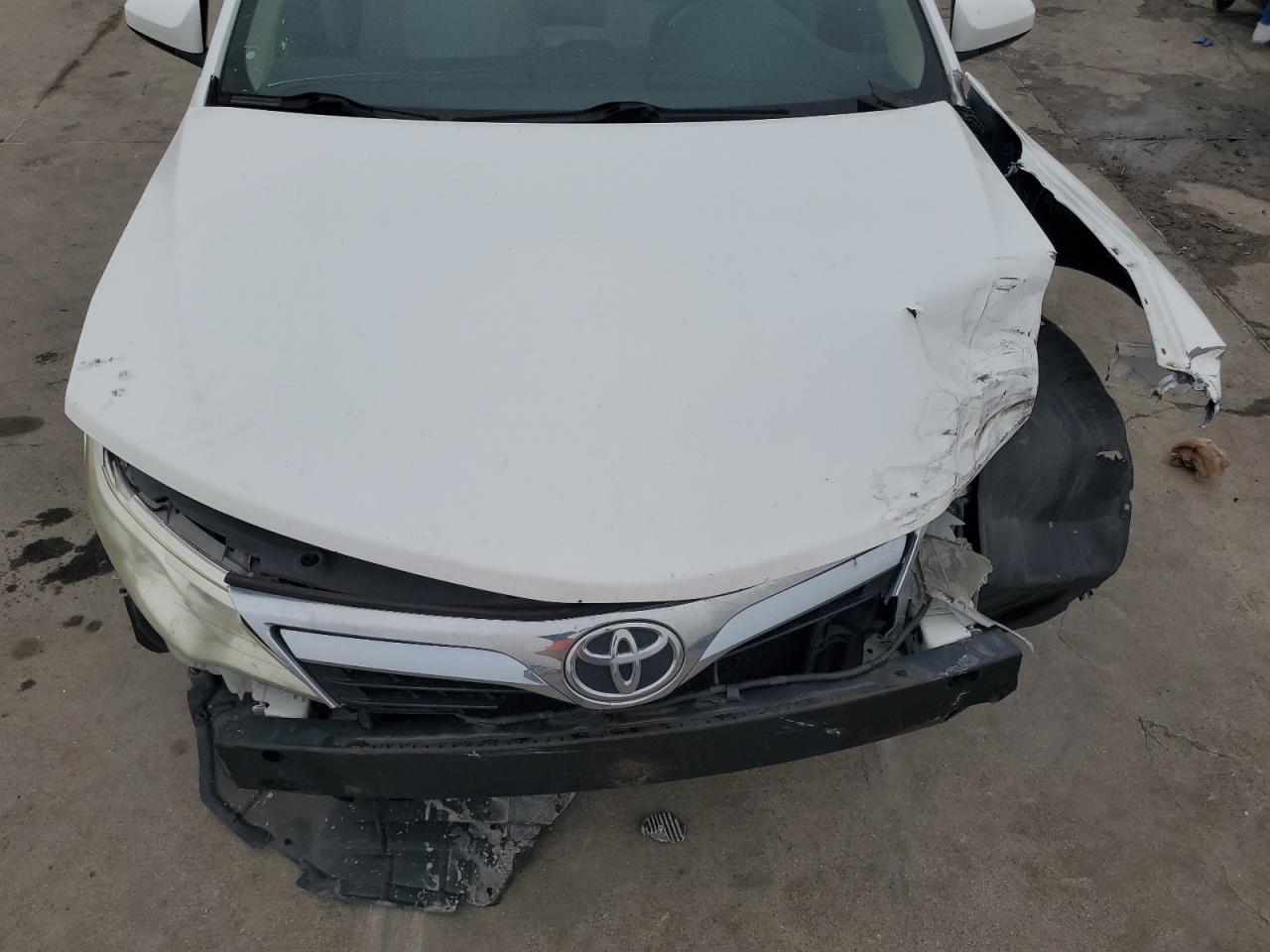 2012 Toyota Camry VIN 4T1BF1FK6CU522758 Copart auction photo, front end / hail damage thumbnail 11
