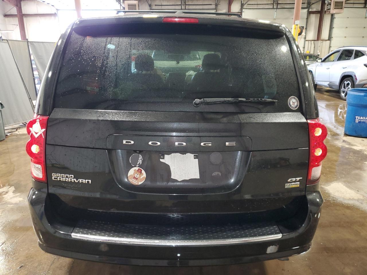 2017 Dodge Caravan VIN 2C4RDGEG1HR824990 Copart auction photo, front end / undercarriage damage thumbnail 6