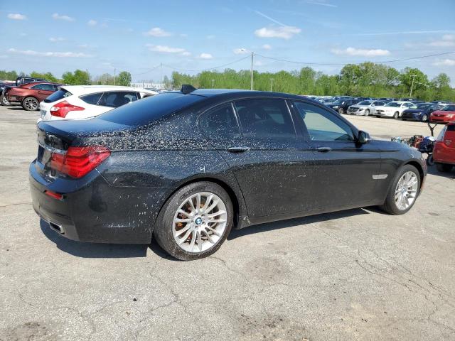 2013 BMW 7er VIN WBAYB6C55DD223914 Copart auction photo, side / rear end damage thumbnail 3