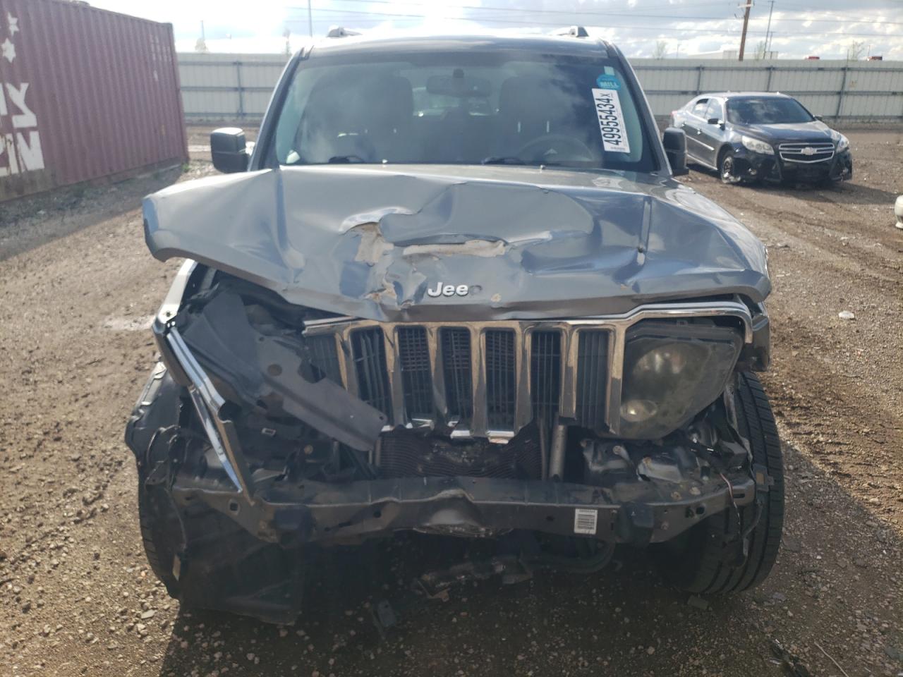 2012 Jeep Liberty (North America) VIN 1C4PJMFKXCW132244 Copart auction photo, front end / side damage thumbnail 5