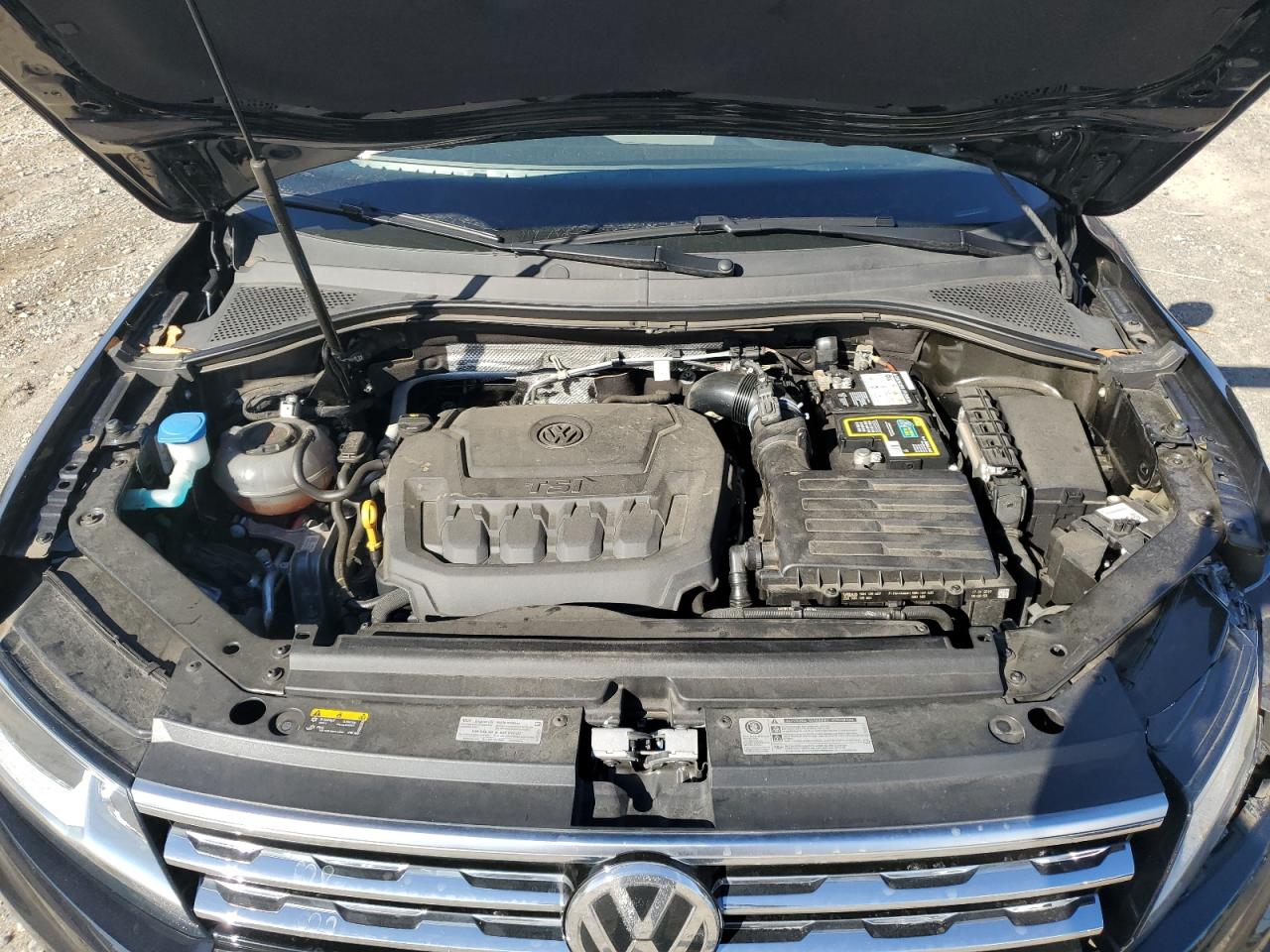 2019 Volkswagen Tiguan VIN 3VV3B7AX3KM087017 Copart auction photo, front end / undercarriage damage thumbnail 12