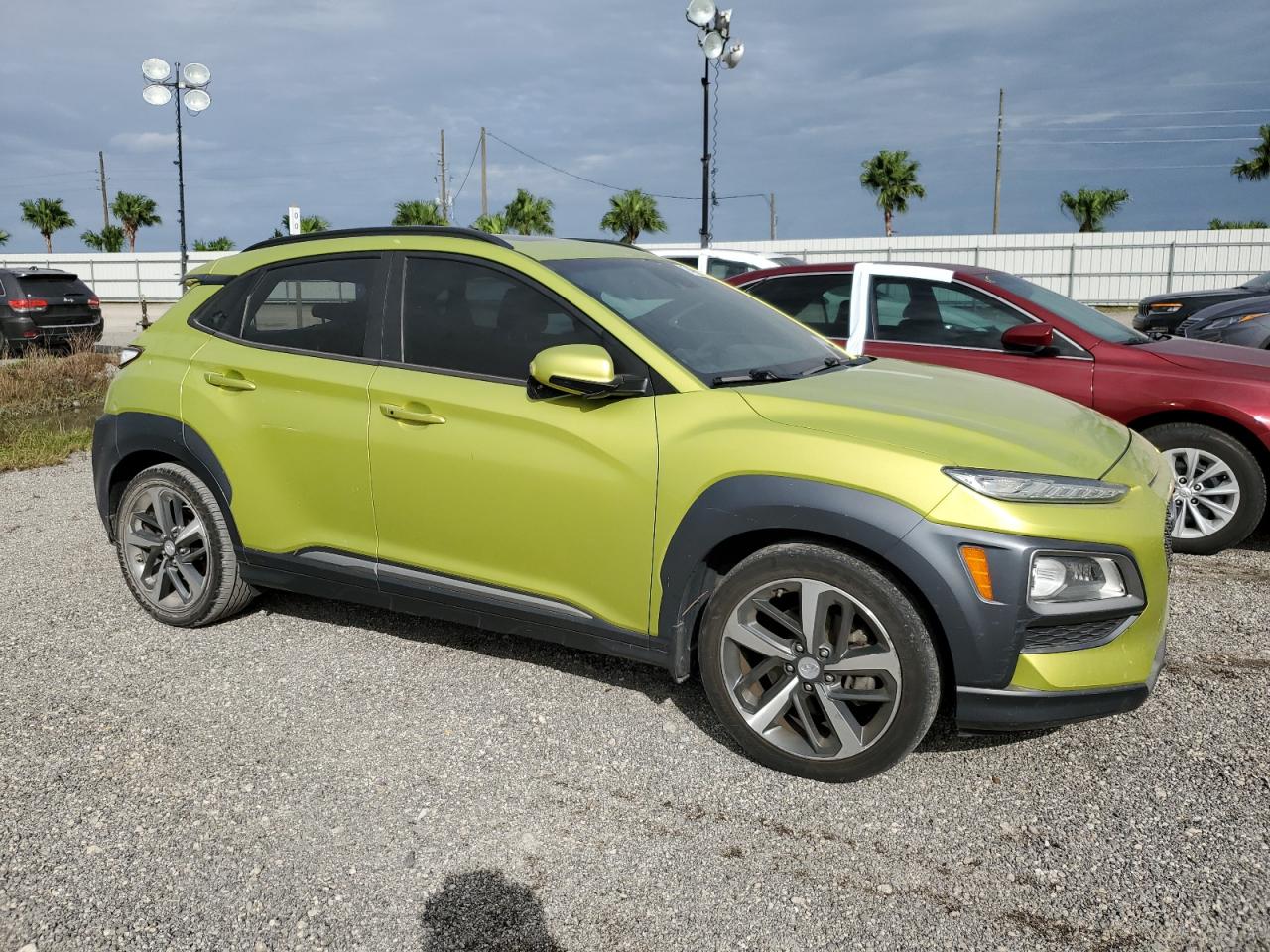 2019 Hyundai Kona VIN KM8K33A54KU217294 Copart auction photo, water/flood / rear end damage thumbnail 4