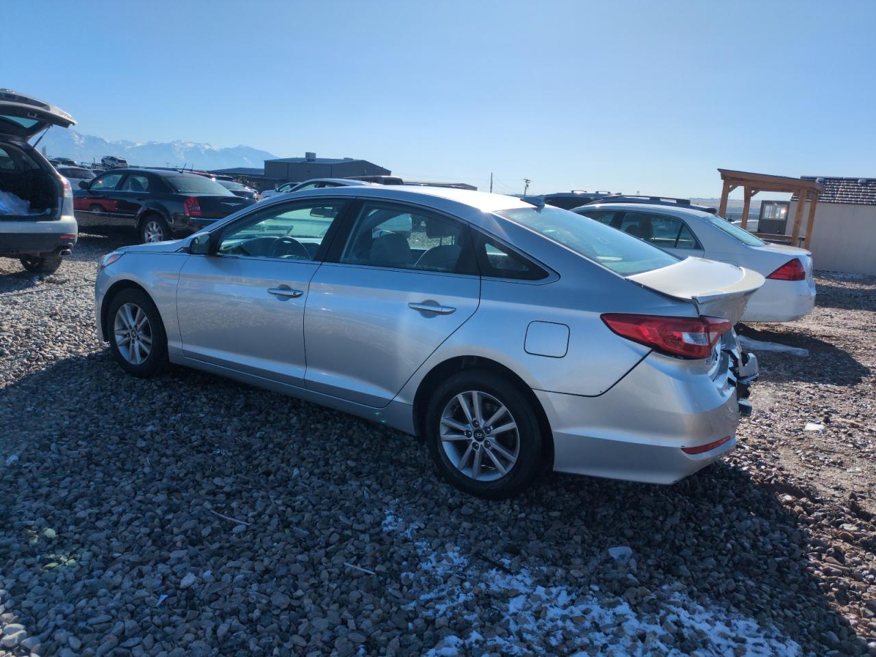 2017 Hyundai Sonata VIN 5NPE24AF0HH579421 Copart auction photo, rear end damage thumbnail 2