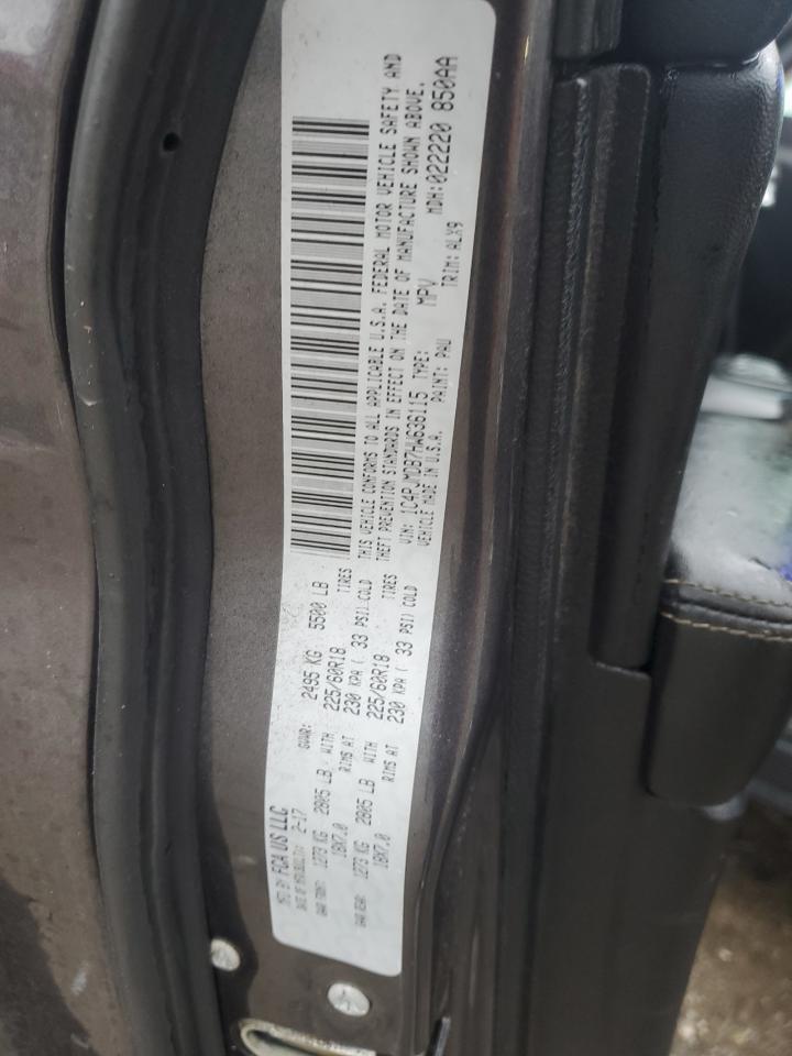 2017 Jeep Grand Cherokee VIN 1C4PJMDB7HW636115 Copart auction photo, front end / side damage thumbnail 13
