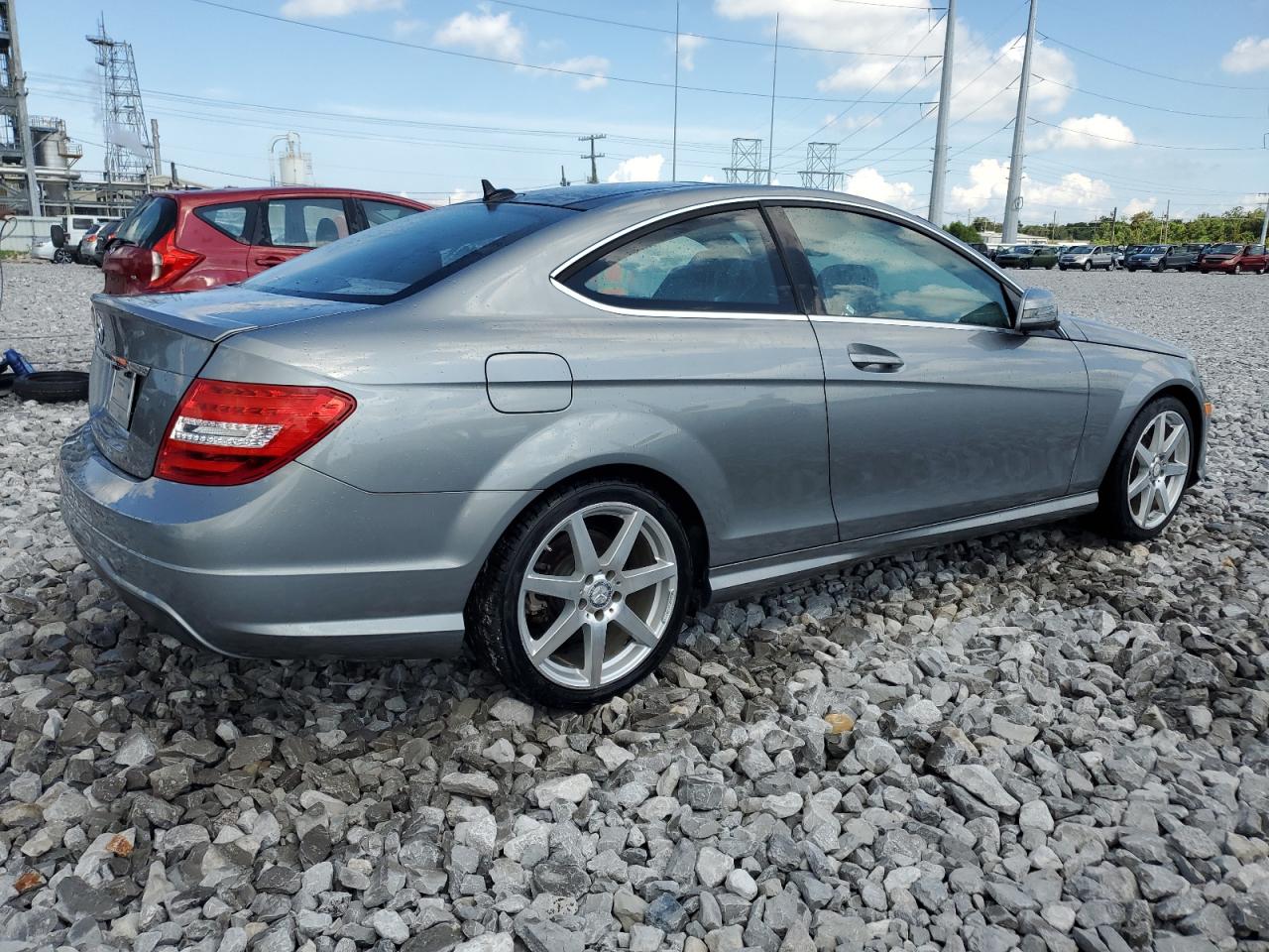 2013 Mercedes-Benz C-klasse VIN WDDGJ4HB1DF951311 Copart auction photo, water/flood damage thumbnail 3