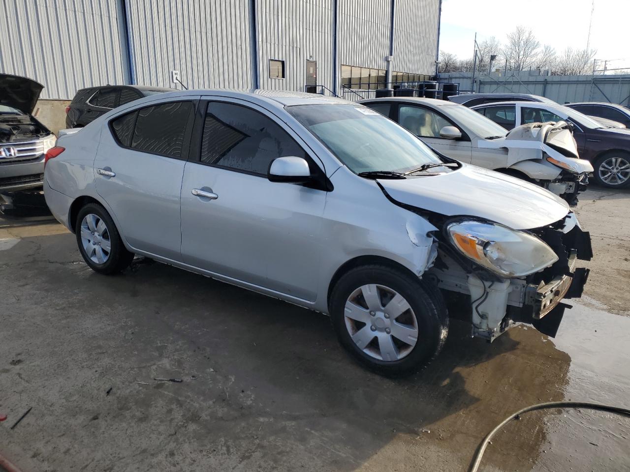2014 Nissan Versa VIN 3N1CN7AP5EK444898 Copart auction photo, front end damage thumbnail 4
