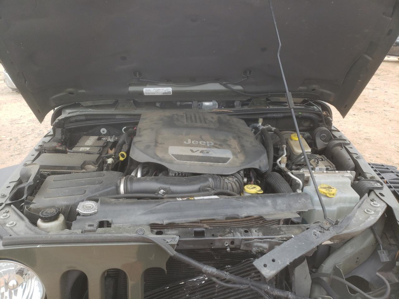 2015 Jeep Wrangler VIN 1C4BJWFG3FL667908 Copart auction photo, front end damage thumbnail 11