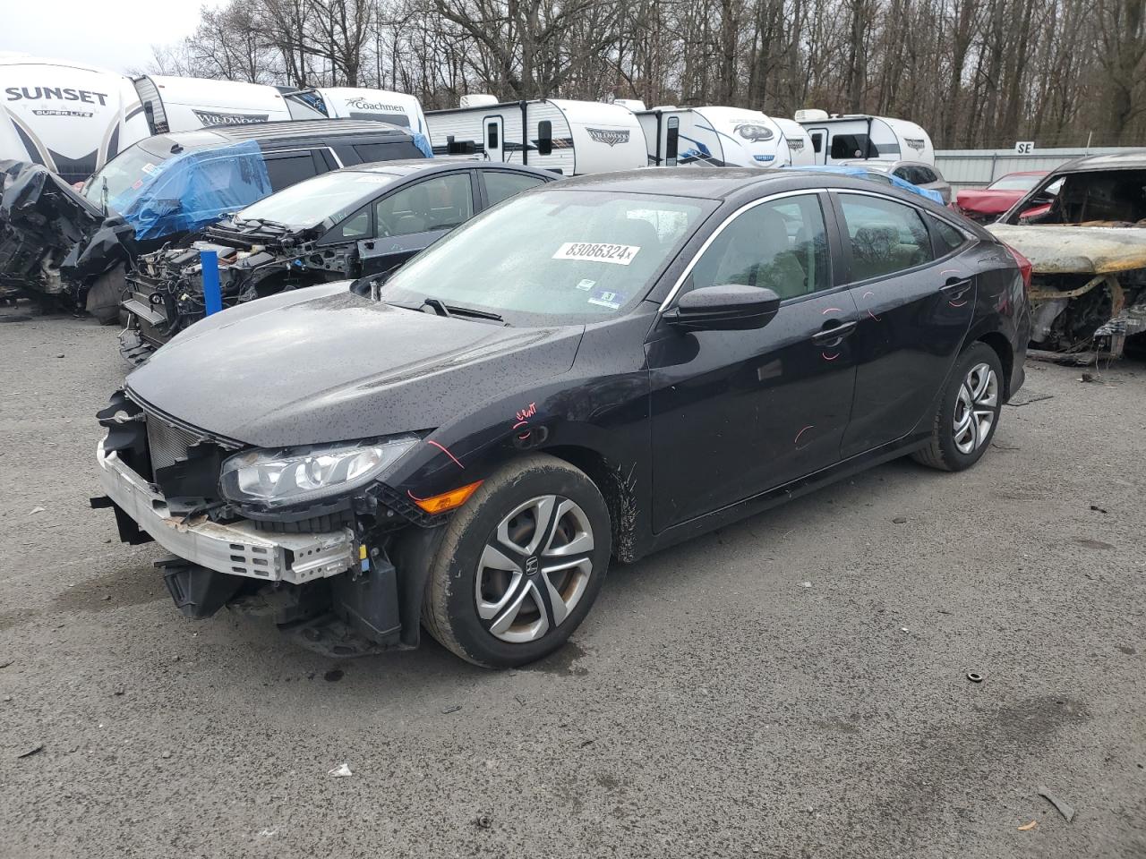 2017 Honda Civic VIN 2HGFC2F58HH523906