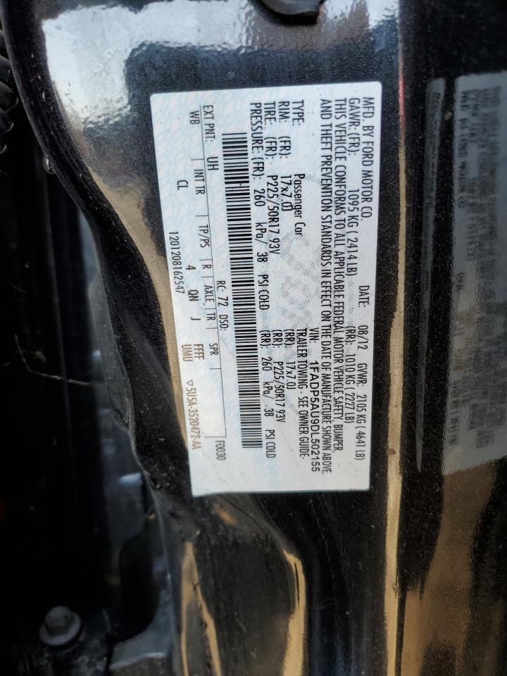 2017 Ford C-MAX VIN 1FADP5AU9DL502155 Copart auction photo, rear end damage thumbnail 12