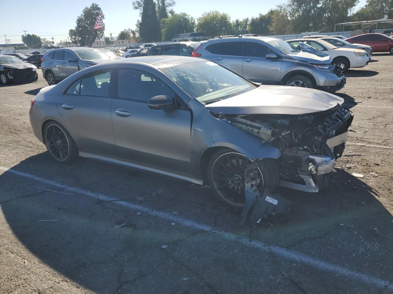 2023 Mercedes-Benz CLA-klasse VIN W1K5J5BB7PN396168 Copart auction photo, front end / minor dent/scratches damage thumbnail 4
