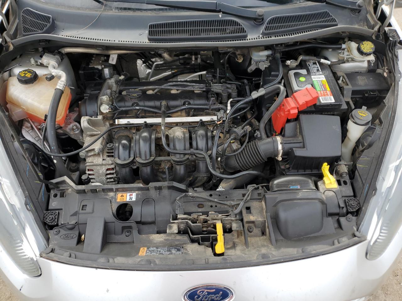 2019 Ford Fiesta VIN 3FADP4EJ0KM137824 Copart auction photo, front end / side damage thumbnail 14