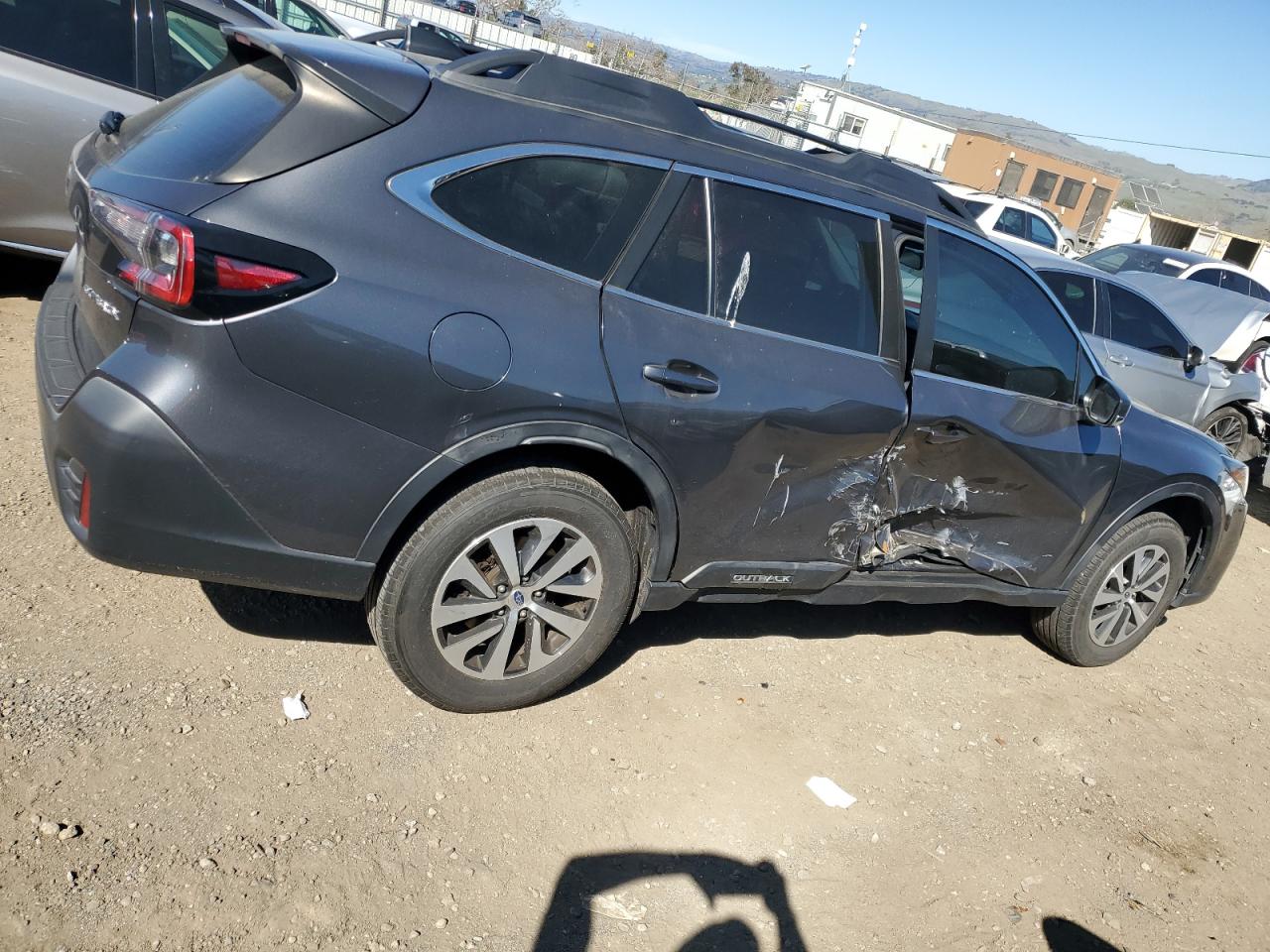 2020 Subaru Legacy VIN 4S4BTAAC3L3127094 Copart auction photo, side damage thumbnail 3