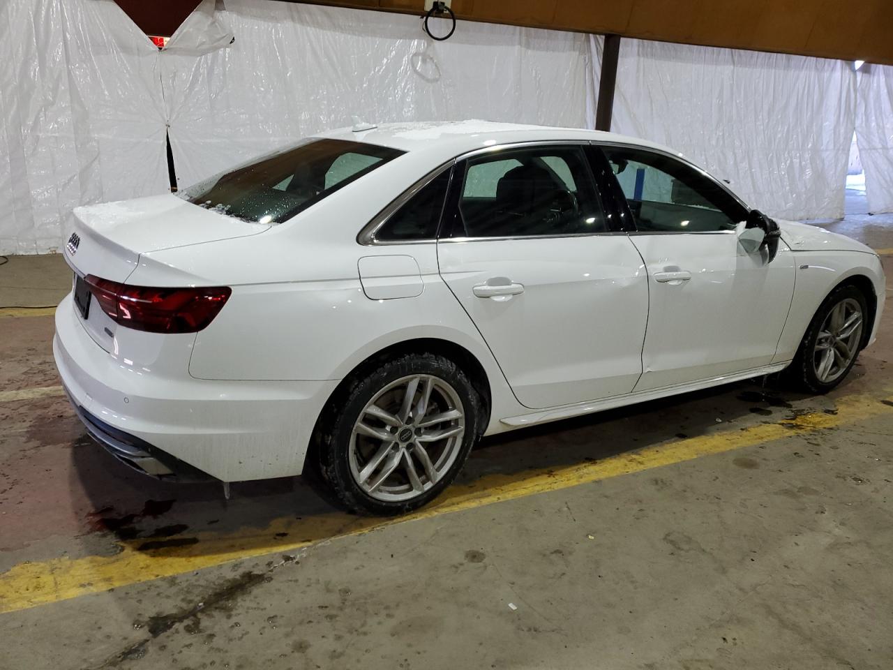 2020 Audi A4 VIN WAUENAF45LN005173 Copart auction photo, front end / side damage thumbnail 3