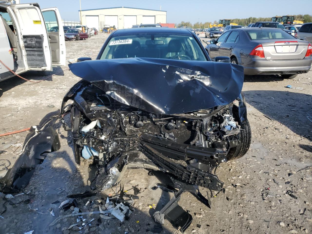 2017 Honda Accord VIN 1HGCR2F89HA037079 Copart auction photo, front end damage thumbnail 5