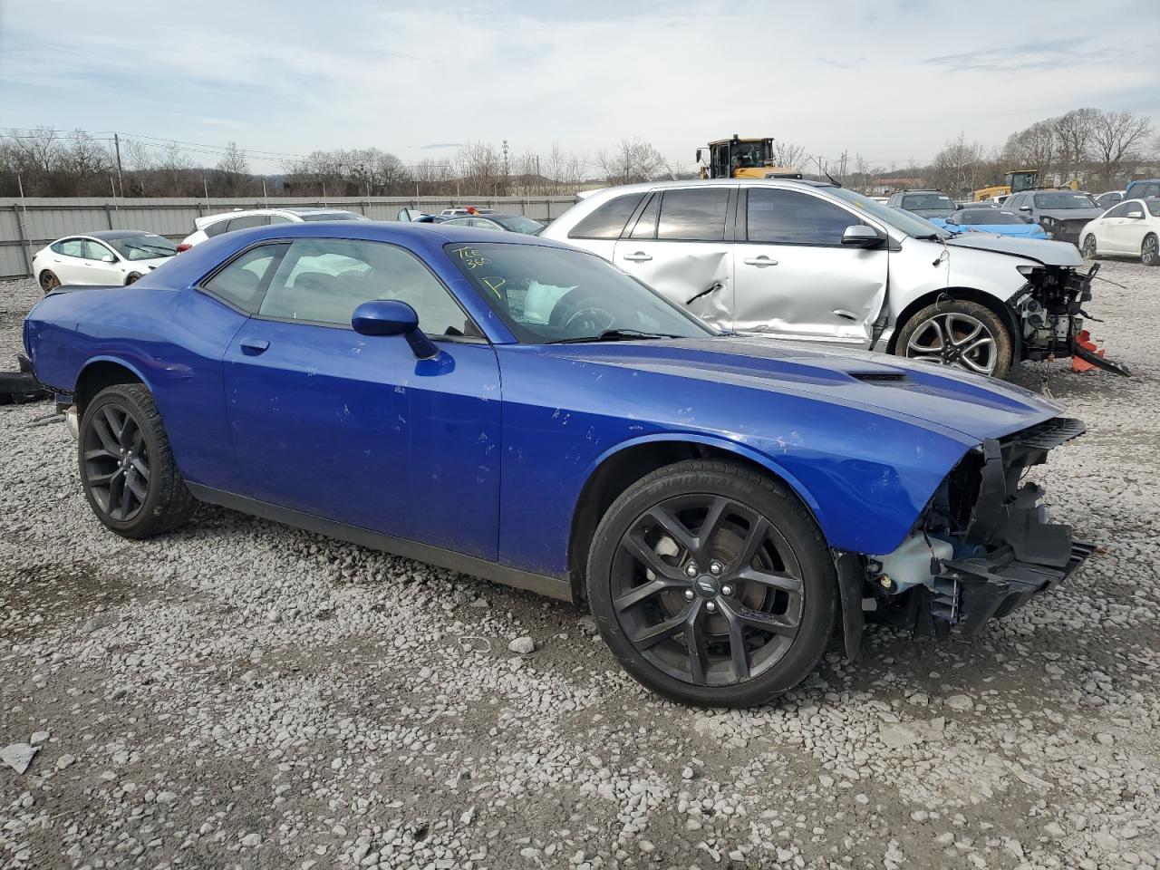 2021 Dodge Challenger VIN 2C3CDZAGXMH641633 Copart auction photo, front end / rear end damage thumbnail 4