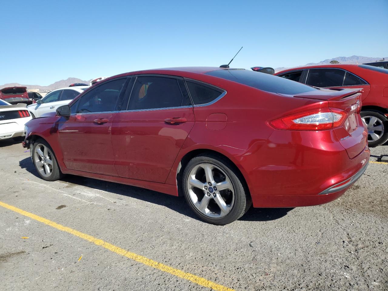 2016 Ford Fusion VIN 3FA6P0G73GR195259 Copart auction photo, front end damage thumbnail 2