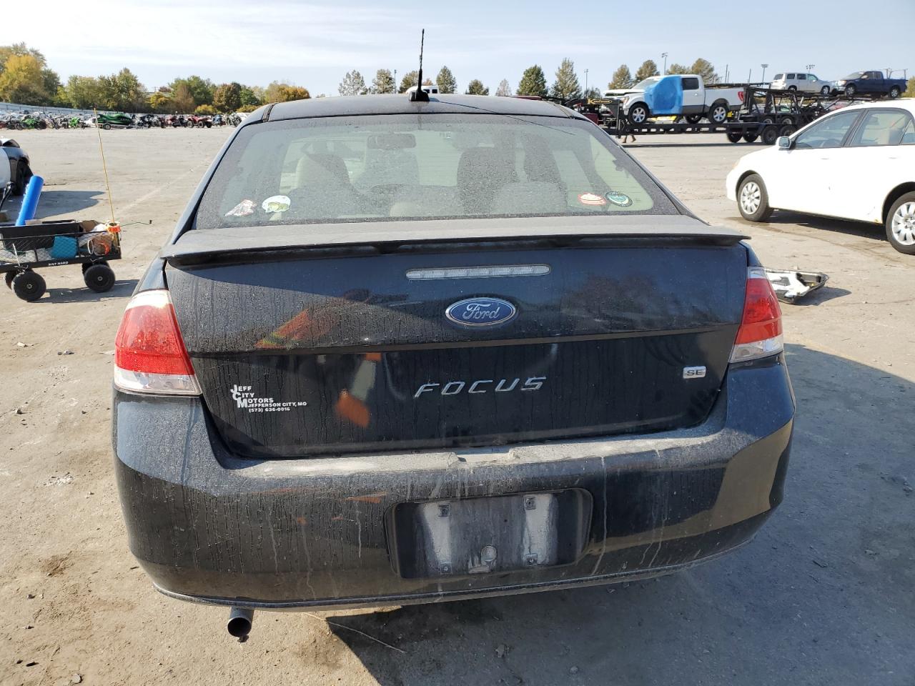 2011 Ford Focus VIN 1FAHP3FN5BW180049 Copart auction photo, side damage thumbnail 6