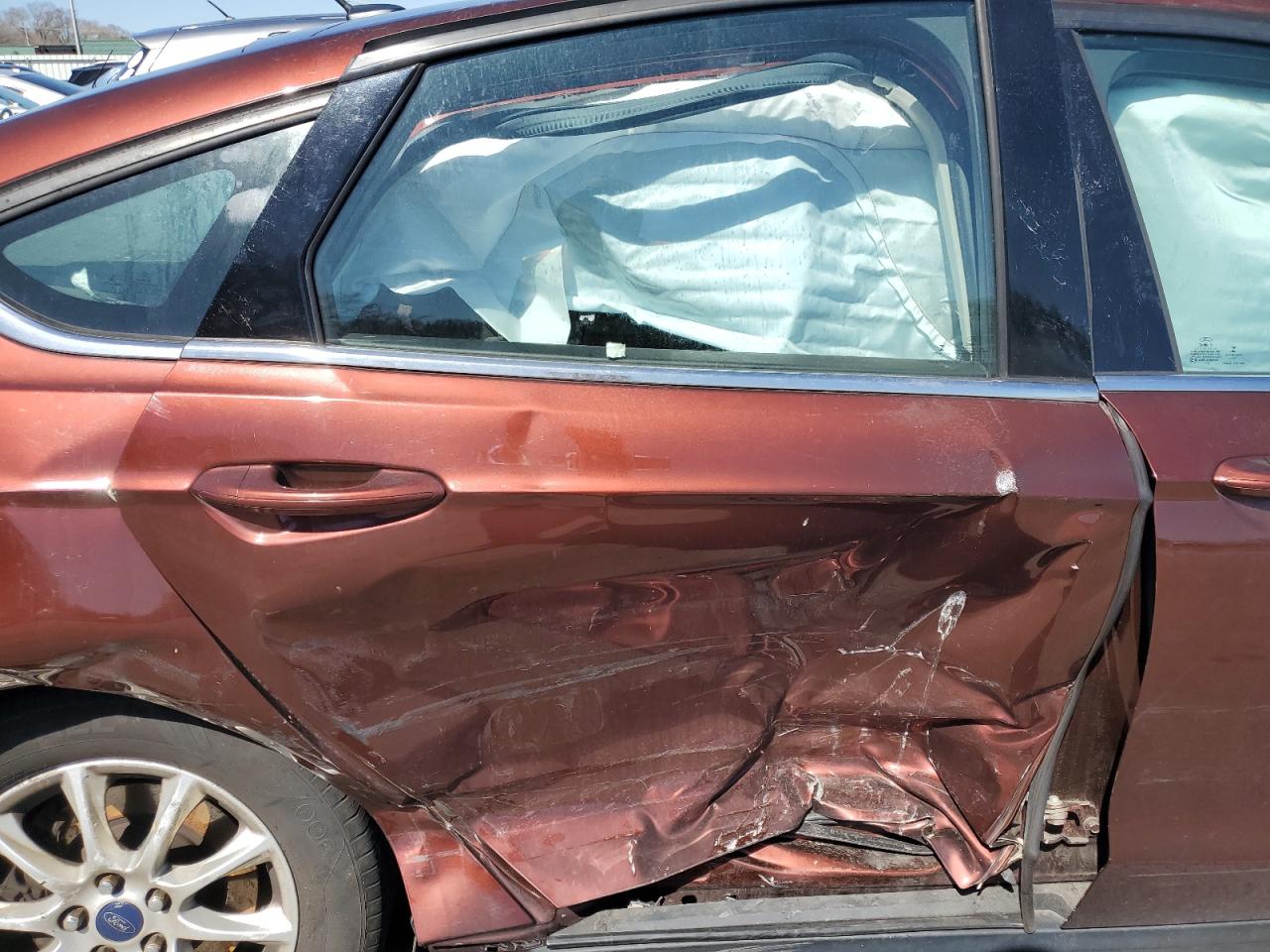 2016 Ford Fusion VIN 3FA6P0G73GR154548 Copart auction photo, side damage thumbnail 10