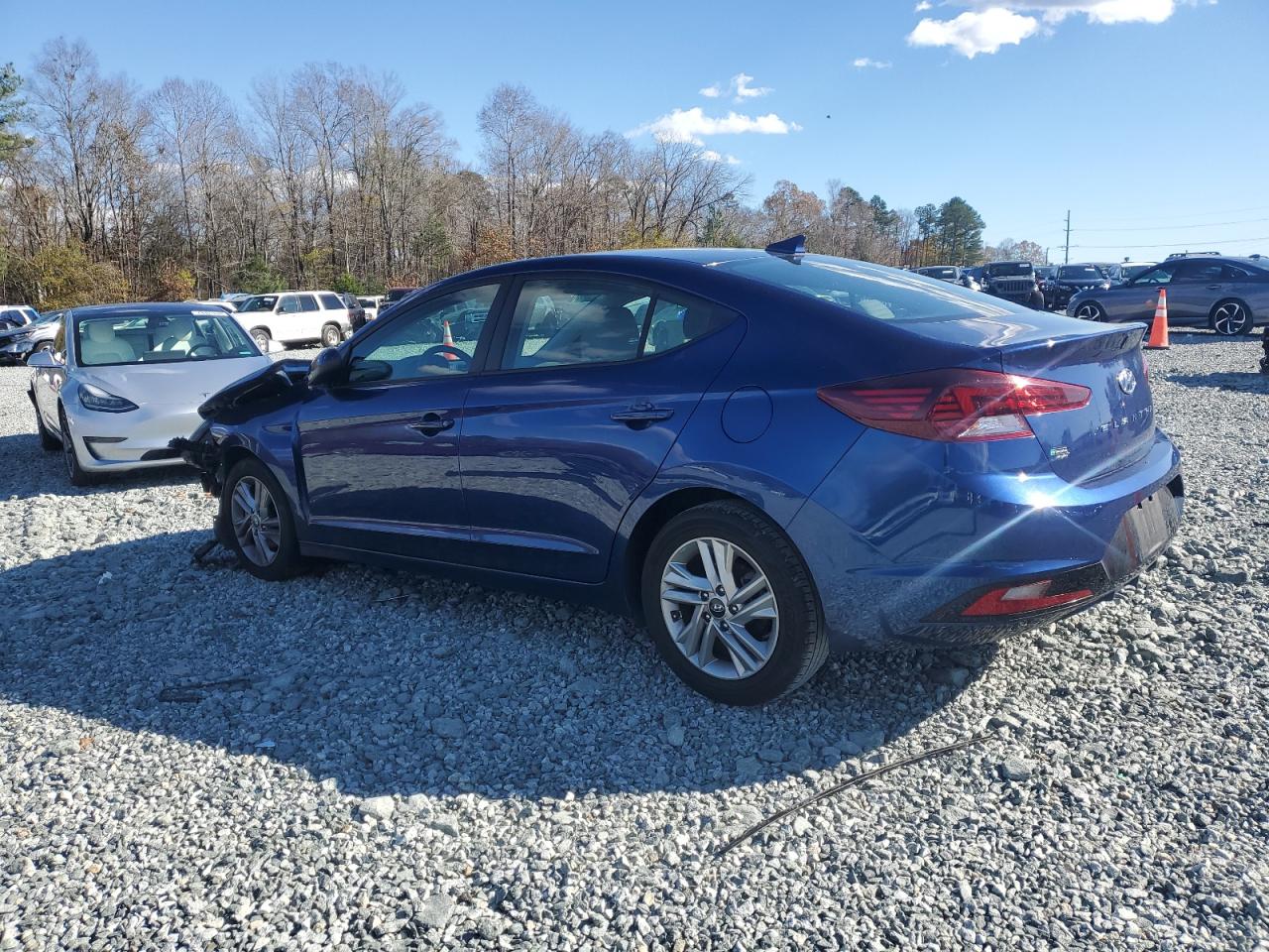 2020 Hyundai Elantra VIN 5NPD84LF4LH583472 Copart auction photo, front end damage thumbnail 2