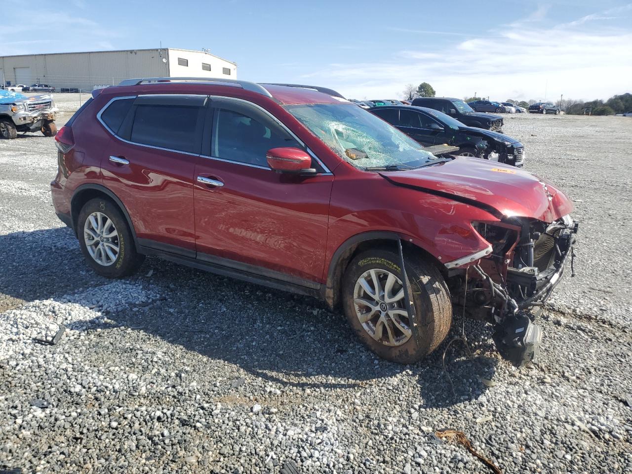 2018 Nissan Rogue VIN 5N1AT2MT0JC847298 Copart auction photo, front end / side damage thumbnail 4