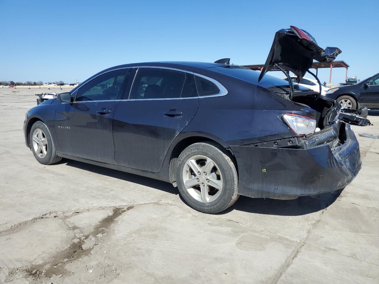 2022 Chevrolet Malibu VIN 1G1ZB5ST5NF187271 Copart auction photo, rear end / hail damage thumbnail 2
