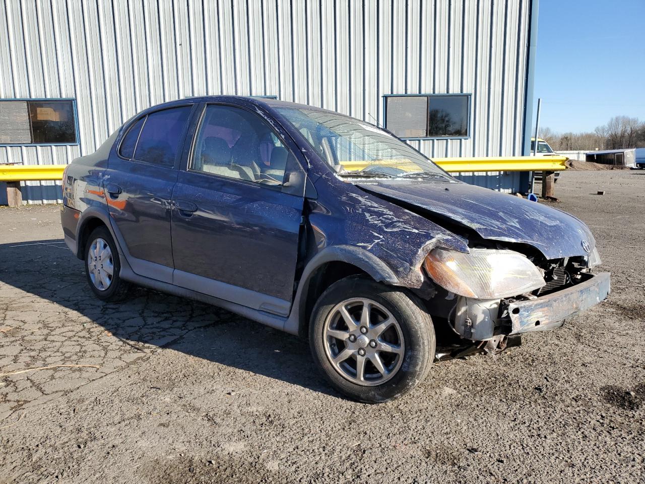 2002 Toyota Echo VIN JTDBT123020235840 Copart auction photo, vandalism / front end damage thumbnail 4