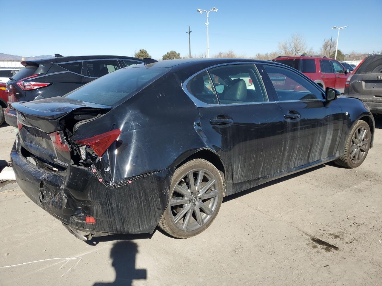 2015 Lexus GS VIN JTHCE1BL9FA001922 Copart auction photo, rear end / front end damage thumbnail 3