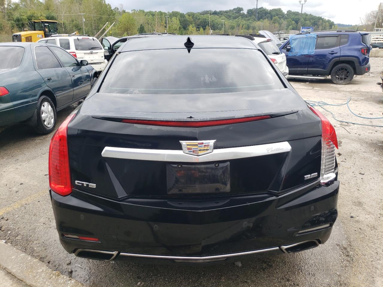 2015 Cadillac CTS VIN 1G6AR5S36F0111839 Copart auction photo, side damage thumbnail 6