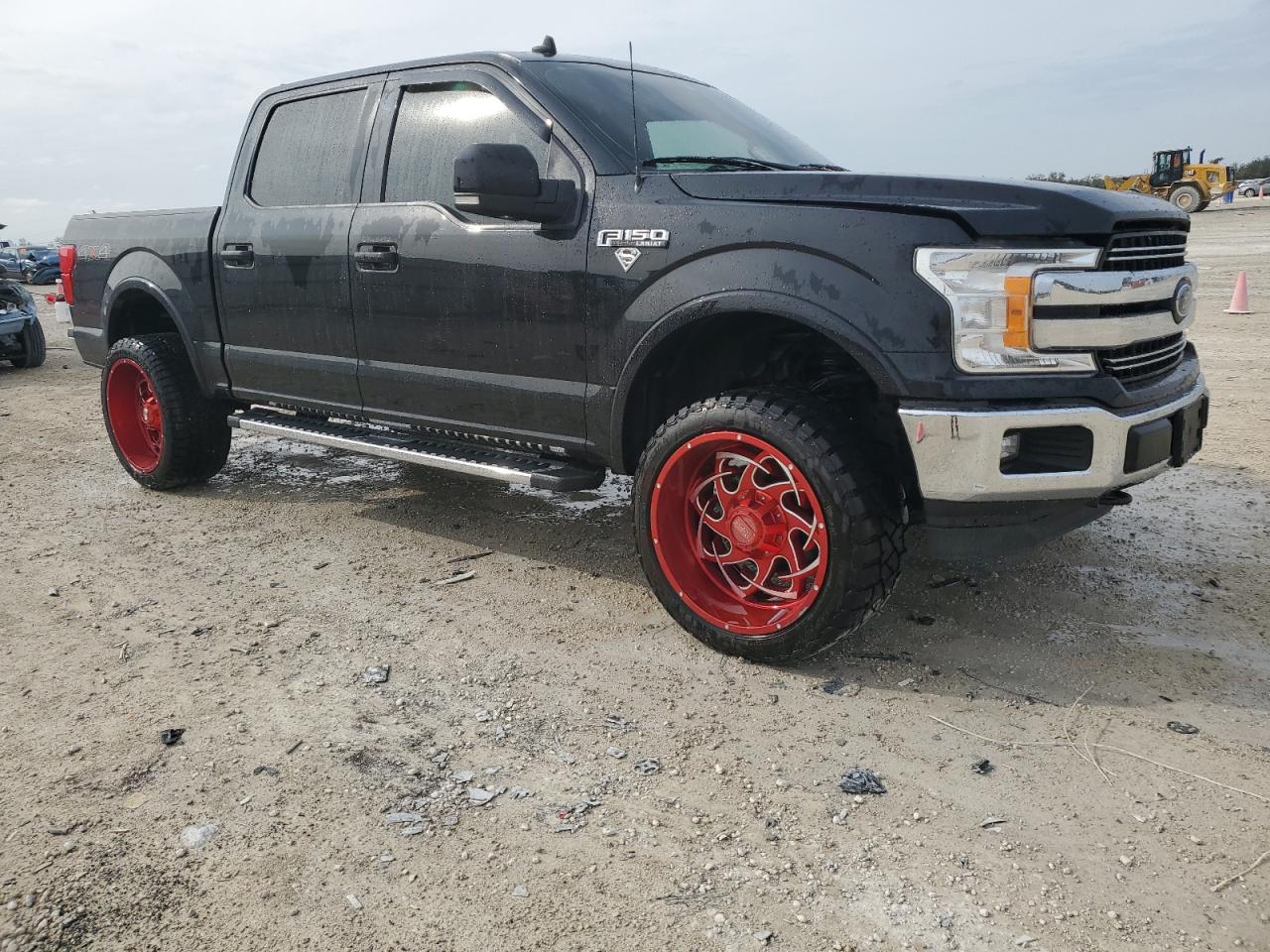 2020 Ford F-150 VIN 1FTEW1E56LKD86222 Copart auction photo, side damage thumbnail 4