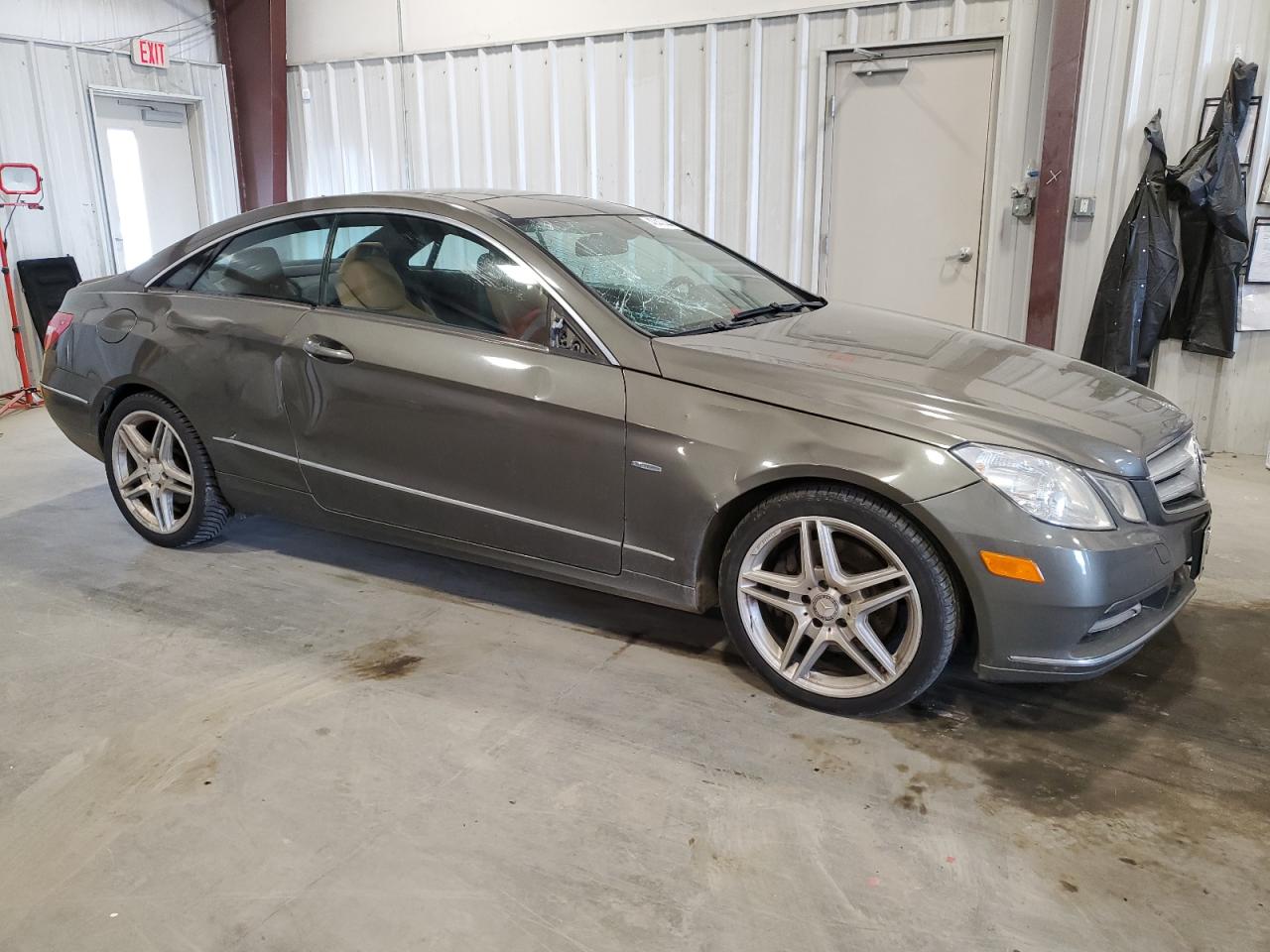 2012 Mercedes-Benz E-klasse VIN WDDKJ5KB7CF139714 Copart auction photo, side / front end damage thumbnail 4