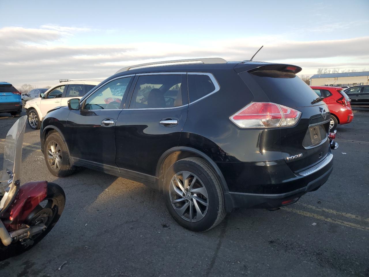 2014 Nissan Rogue VIN 5N1AT2MV0EC822179 Copart auction photo, front end damage thumbnail 2