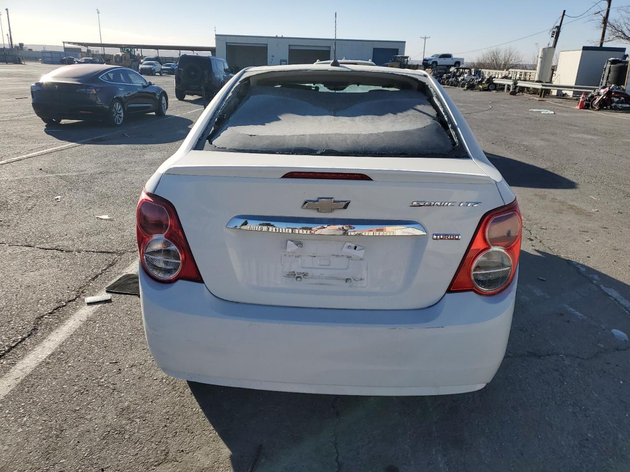 2013 Chevrolet Sonic VIN 1G1JE5SB1D4104215 Copart auction photo, front end damage thumbnail 6