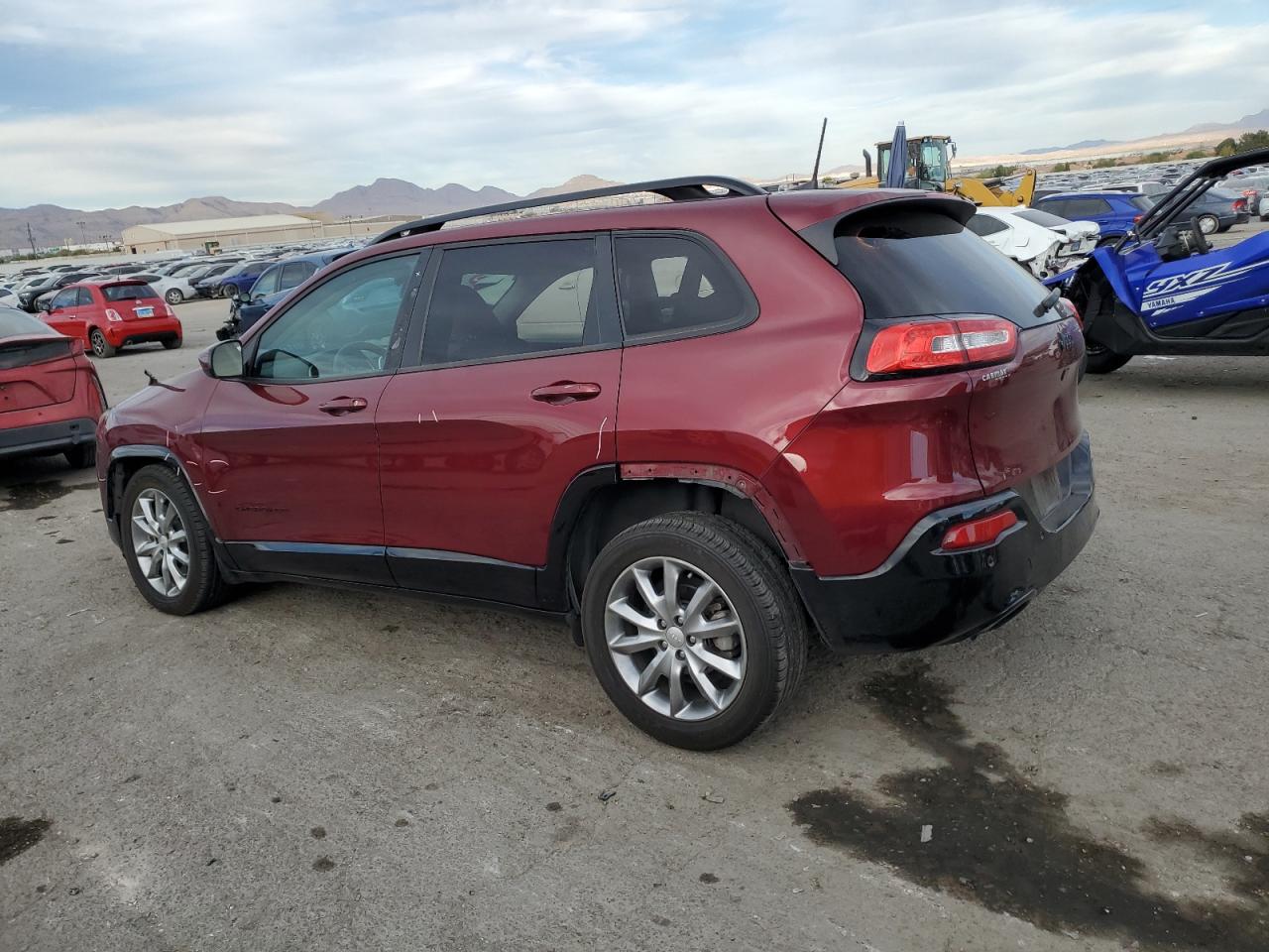 2018 Jeep Grand Cherokee VIN 1C4PJLCBXJD612274 Copart auction photo, side / front end damage thumbnail 2