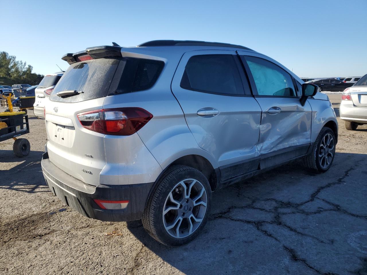 2020 Ford EcoSport VIN MAJ6S3JLXLC314729 Copart auction photo, side / front end damage thumbnail 3
