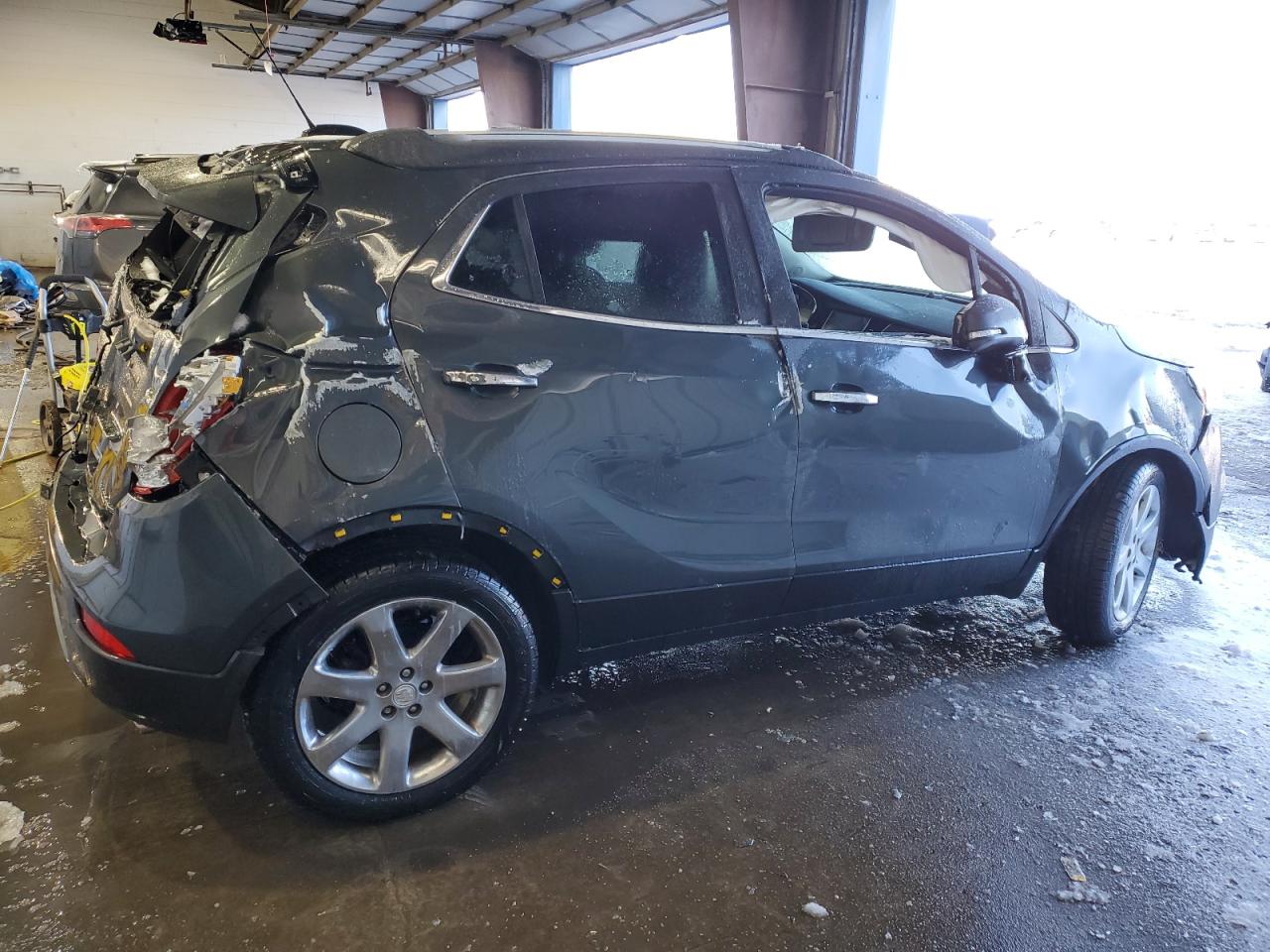 2017 Buick Encore VIN KL4CJBSB9HB040138 Copart auction photo, front end / all over damage thumbnail 3