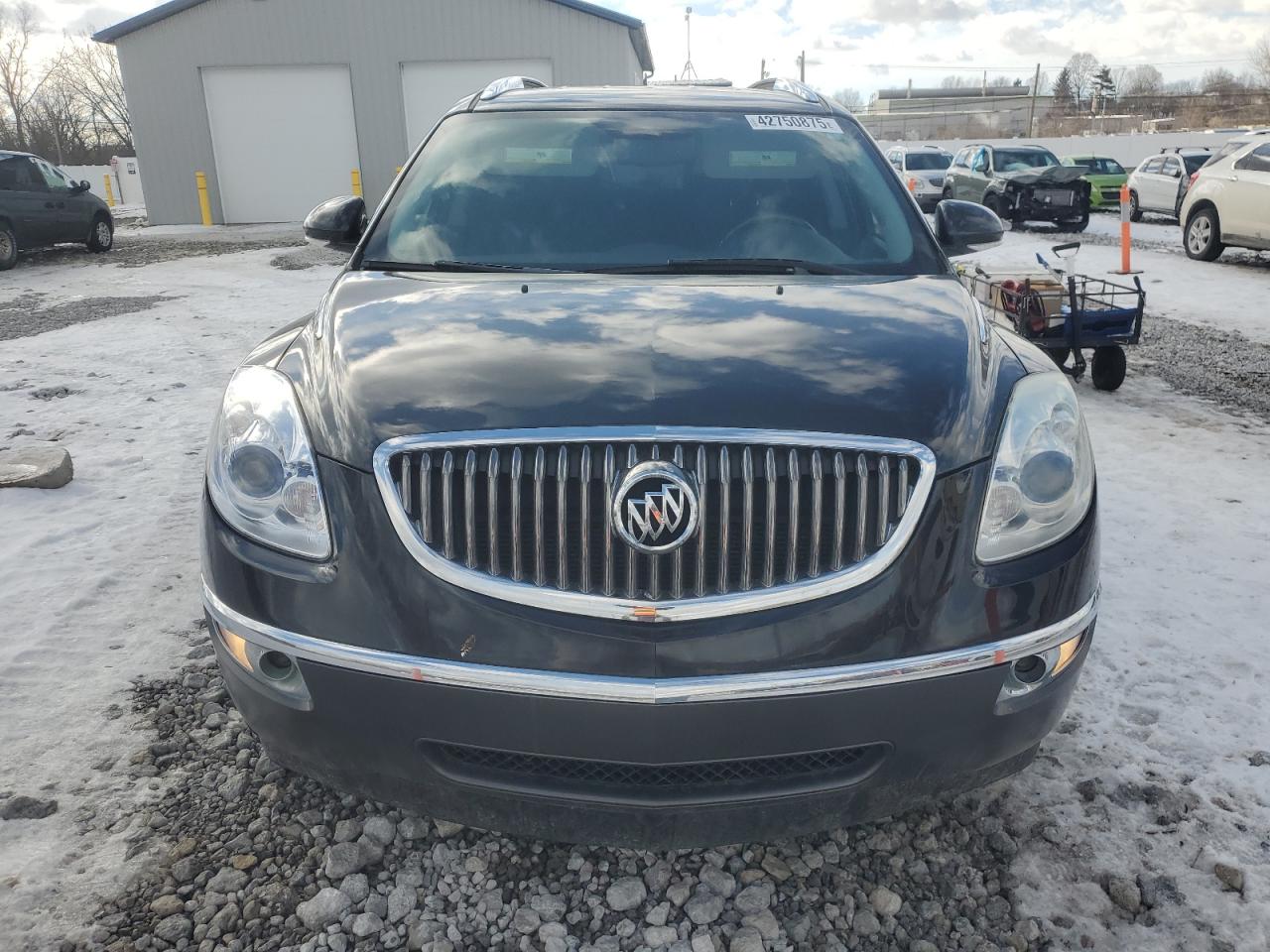 2012 Buick Enclave VIN 5GAKRBED0CJ379314 Copart auction photo, side / rear end damage thumbnail 5