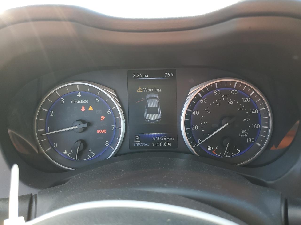 2018 Infiniti Q60 VIN JN1CV7EK6JM200329 Copart auction photo, side / rear end damage thumbnail 9
