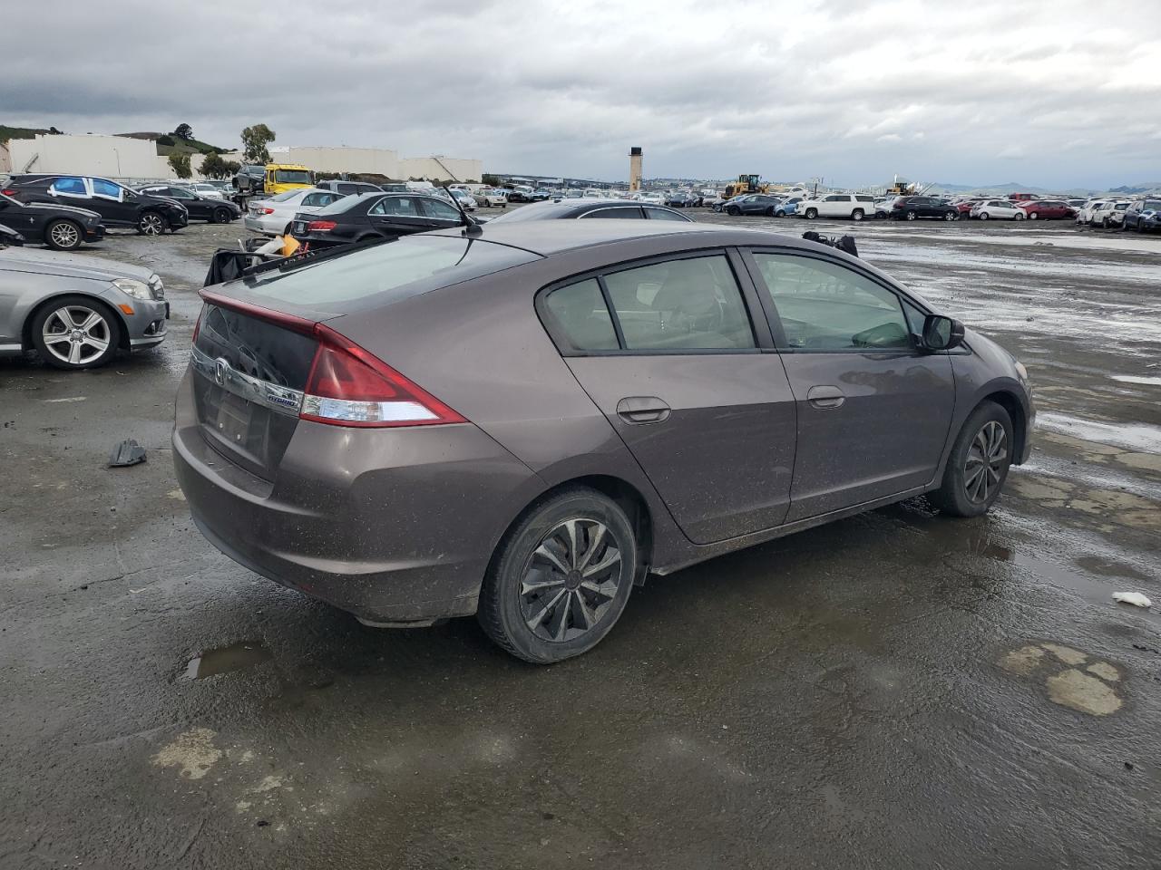 2013 Honda Insight VIN JHMZE2H58DS000518 Copart auction photo, front end damage thumbnail 3